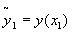 y1~=y(x1)